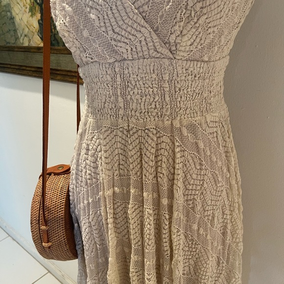 Rabbit Rabbit Rabbit Stretch Lace Hi Low MIDI Sz M - Picture 2 of 7